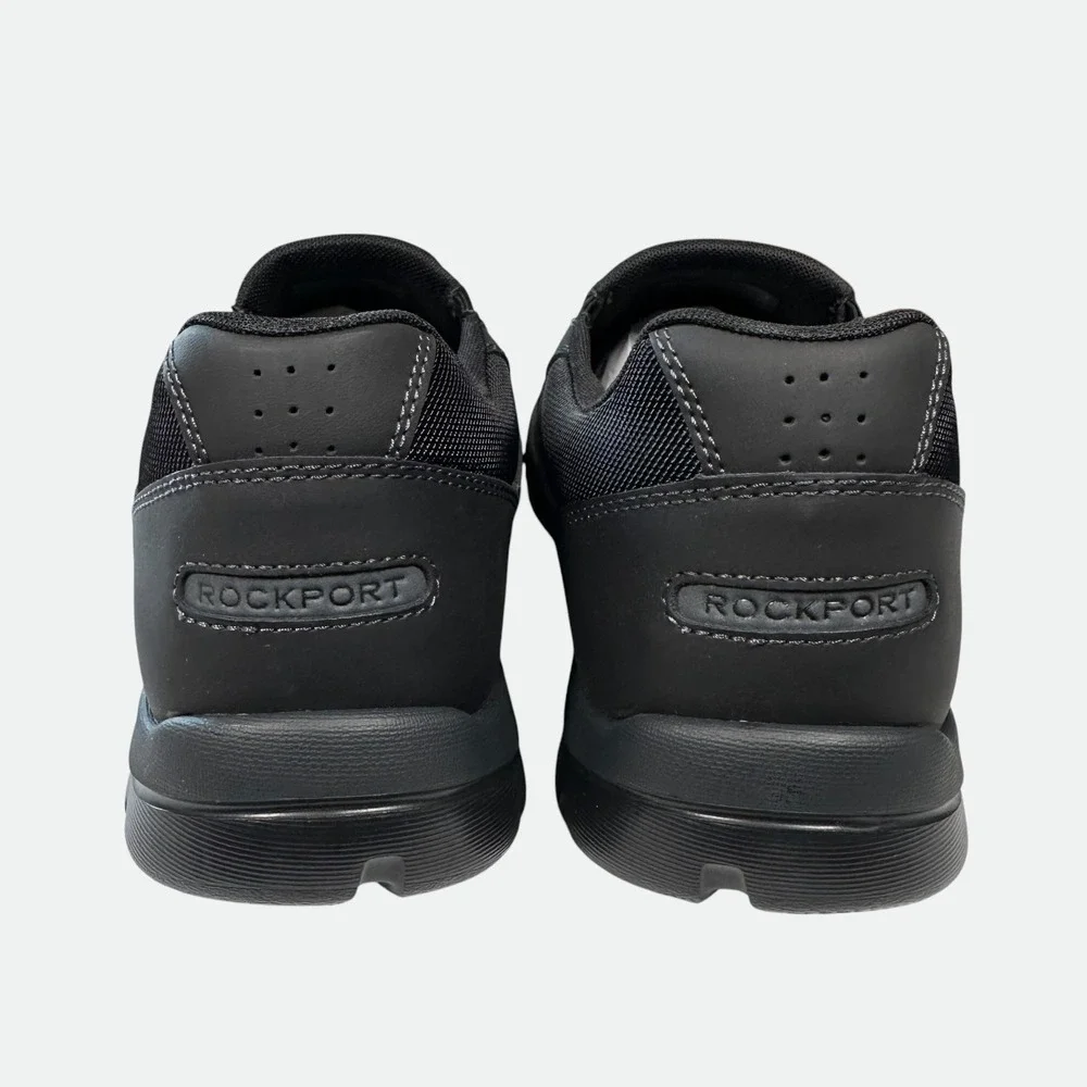 Rockport GYK Slip On Mens 13 Black Leather XCS Walking Shoes M79272